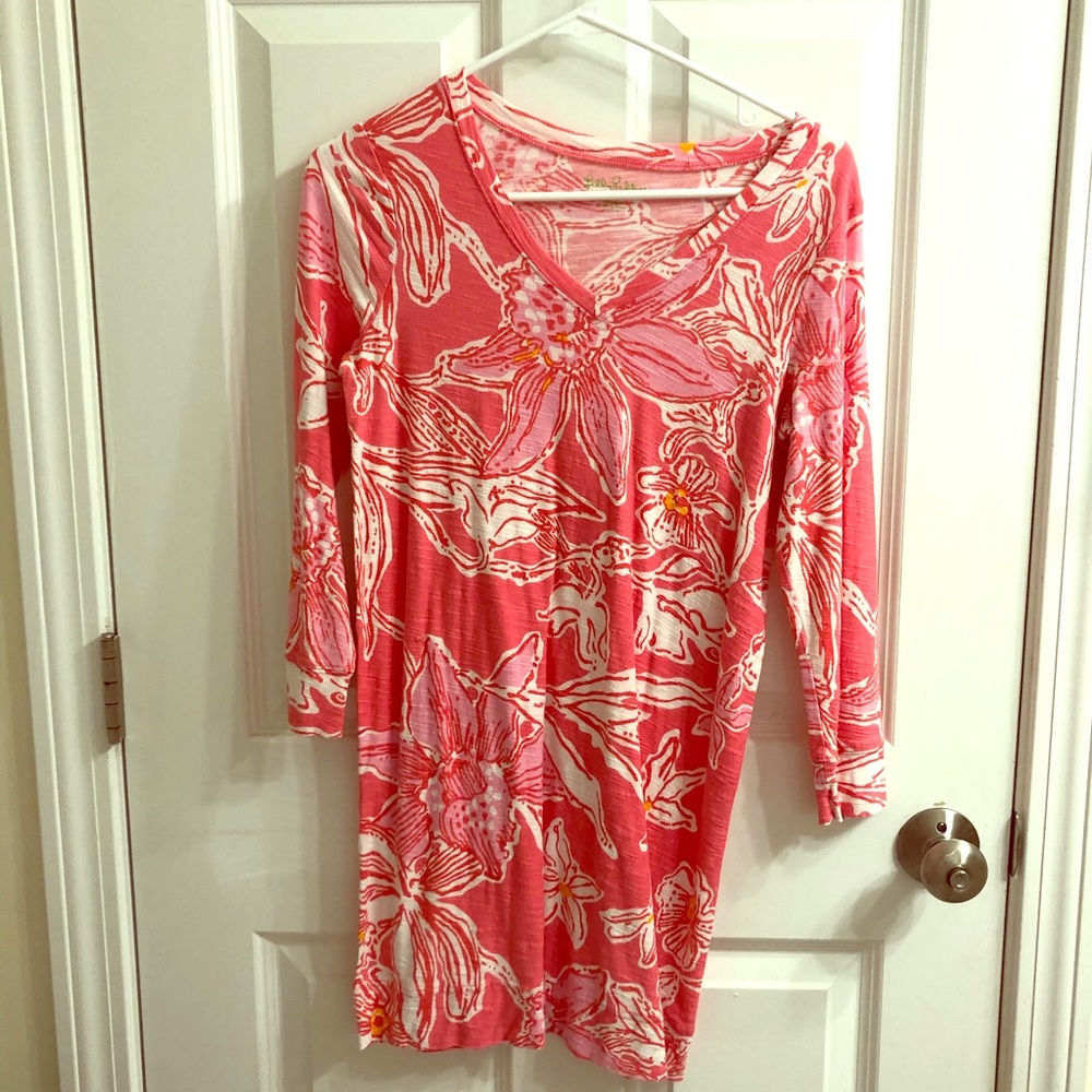 Long sleeve Lilly Pulitzer cotton dress XS